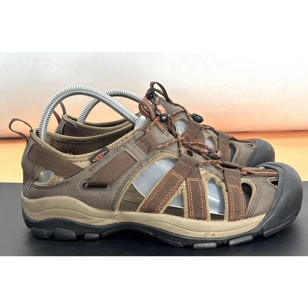 KEEN Unisex-Newport Closed Toe Water Sandals Closed Back Brown Sz 9 EU 42